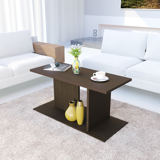 Ellis Coffee Table with Storage (Matte Finish)