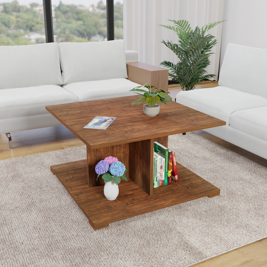 Jade Coffee Table with Storage (Matte Finish)